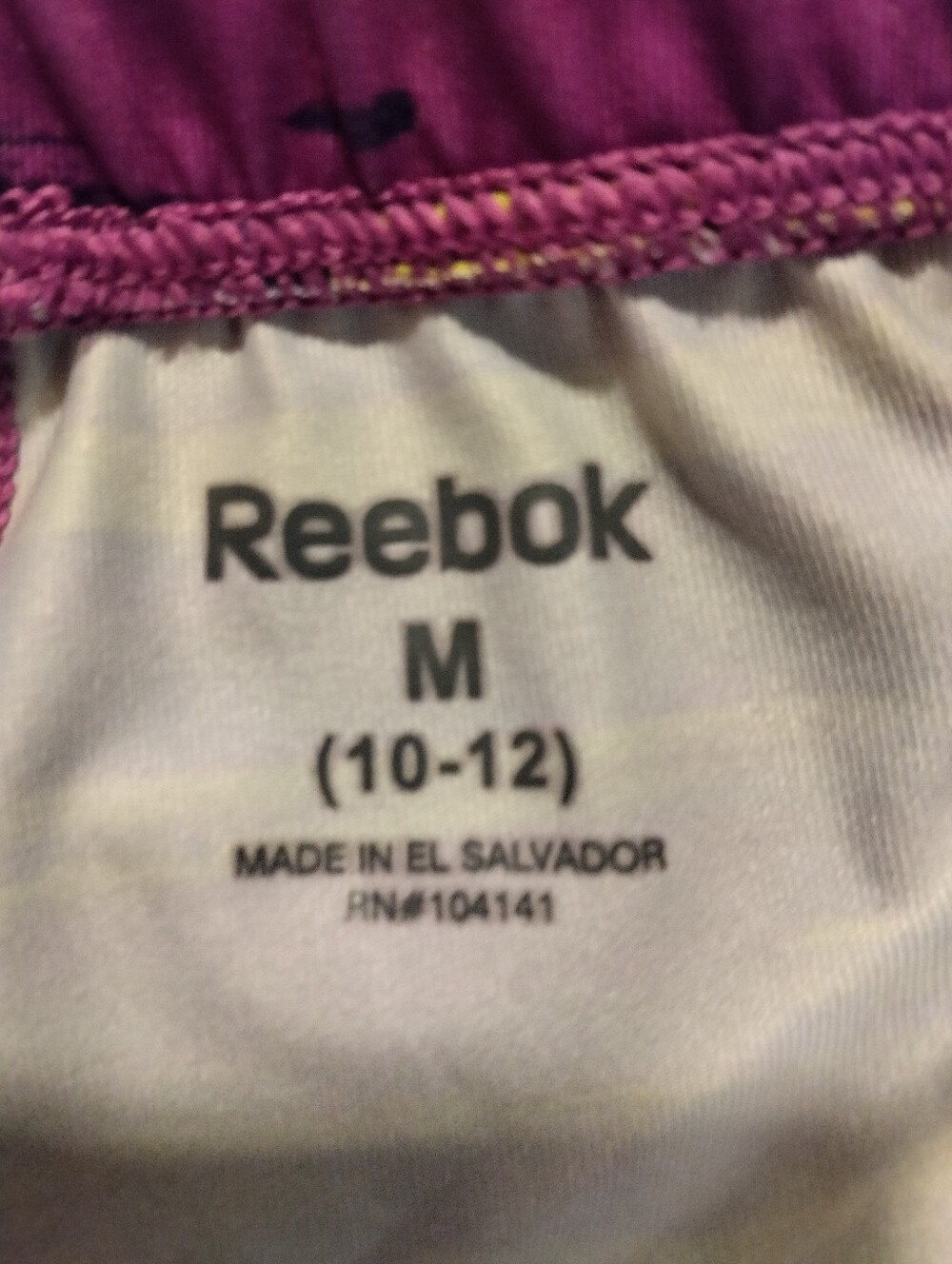 Girl's Reebok Shorts - Picture 2 of 3